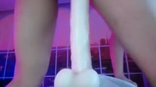 Blonde test some anal toys