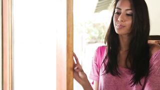 Gorgeous StepDaughter Janice Griffith is too much for Stepdad to Handle